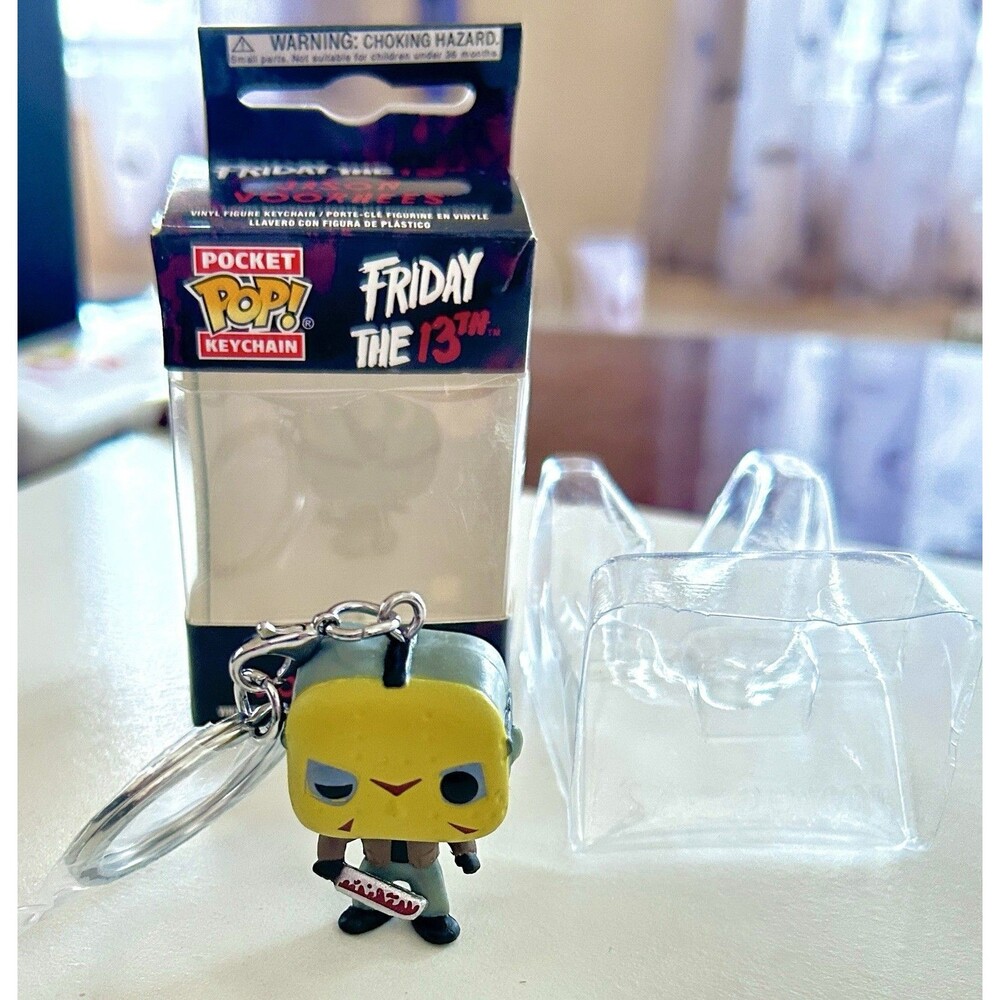 New Horror Slasher Scary Pocket Pop! Keychain!  Jason Voorhees Friday The‎ 13th